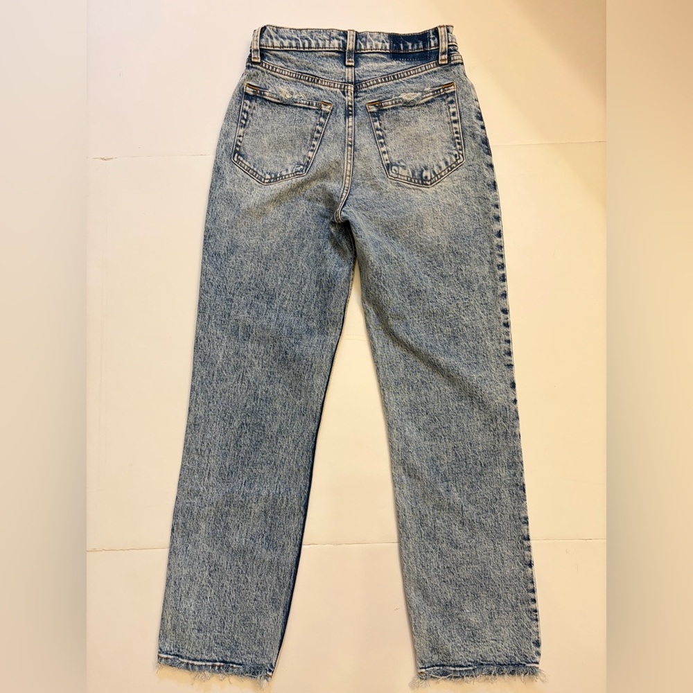 Abercrombie & Fitch Light Wash Straight Leg Jeans - Picture 2 of 10